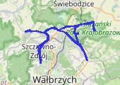 Trasa z dnia 2014-07-05 10:25 - mapa trasy gps - rower górski