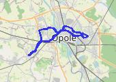 Trasa z dnia 2014-07-05 13:43 - mapa trasy gps - rower trekkingowy