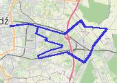 15 - mapa trasy gps - rower szosowy