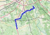 Trasa z dnia 2014-07-05 17:44 - mapa trasy gps - rower trekkingowy