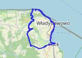 Jastrzebia Gora -Puck -Jastrzebia Gora 2012-09-06 17:18 - mapa trasy gps - rower trekkingowy