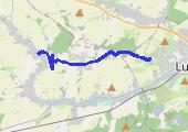 Trasa z dnia 2014-07-05 18:34 - mapa trasy gps - rower górski
