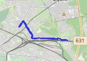 Trasa z dnia 2014-07-06 11:22 - mapa trasy gps - nordic walking