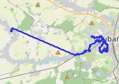 Trasa z dnia 2014-07-06 19:11 - mapa trasy gps - rower górski