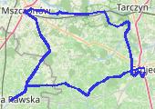 Trasa z dnia 2014-07-06 19:40 - mapa trasy gps - rower trekkingowy