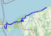 Trasa z dnia 2014-07-07 18:26 - mapa trasy gps - rower trekkingowy