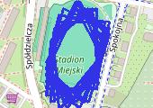 Trasa z dnia 2014-07-07 20:32 - mapa trasy gps - bieganie