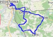 Trasa z dnia 2014-07-08 20:13 - mapa trasy gps - rower szosowy