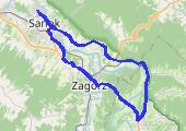 Trasa z dnia 2014-07-11 10:27 - mapa trasy gps - rower szosowy