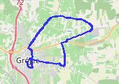 Trasa z dnia 2014-07-11 18:55 - mapa trasy gps - rower trekkingowy