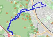 Trasa z dnia 2014-07-10 19:50 - mapa trasy gps - rower miejski