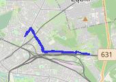 Trasa z dnia 2014-07-13 10:57 - mapa trasy gps - nordic walking