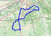 Trasa z dnia 2014-07-13 15:21 - mapa trasy gps - rower trekkingowy
