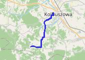 Trasa z dnia 2014-07-13 18:56 - mapa trasy gps - rower górski