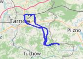 Kokocz 2014 - mapa trasy gps - rower trekkingowy