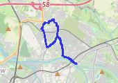 Trasa z dnia 2012-07-23 09:45:58 - mapa trasy gps - rower górski