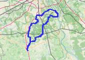Trasa z dnia 2014-07-20 16:14 - mapa trasy gps - rower trekkingowy
