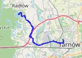 Trasa z dnia 2014-07-20 16:38 - mapa trasy gps - rower trekkingowy