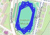 Trasa z dnia 2014-07-21 20:09 - mapa trasy gps - bieganie