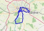 Trasa z dnia 2014-07-25 21:13 - mapa trasy gps - rower górski