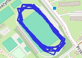 Trasa z dnia 2014-07-25 20:22 - mapa trasy gps - bieganie
