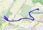 Trasa z dnia 2014-07-25 21:29 - mapa trasy gps - rower górski