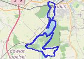 Trasa z dnia 2014-07-27 14:01 - mapa trasy gps - rower górski