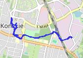 Trasa z dnia 2014-07-28 13:24 - mapa trasy gps - marsz