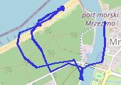 Trasa z dnia 2014-07-09 21:44 - mapa trasy gps - spacer