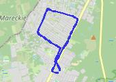 mała - mapa trasy gps - bieganie