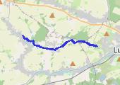 Trasa z dnia 2014-07-30 18:15 - mapa trasy gps - rower górski