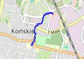 Trasa z dnia 2014-08-01 09:51 - mapa trasy gps - marsz