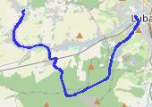 Trasa z dnia 2014-08-01 18:44 - mapa trasy gps - rower górski