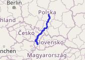 Trasa z dnia 2012-09-05 22:25 - mapa trasy gps - samochód