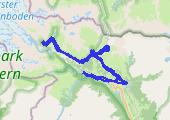 Austria  1 - mapa trasy gps - rower górski