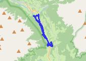 Austria  2 - mapa trasy gps - rower górski