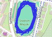 Trasa z dnia 2014-08-04 20:45 - mapa trasy gps - bieganie