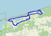 Trasa z dnia 2014-08-05 17:52 - mapa trasy gps - rower górski