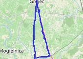 Trasa z dnia 2014-08-05 19:03 - mapa trasy gps - rower szosowy