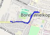 spacer - mapa trasy gps - spacer