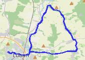 Trasa z dnia 2014-08-05 17:42 - mapa trasy gps - rower górski