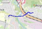 Trasa z dnia 2014-08-04 19:57 - mapa trasy gps - spacer