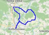 Trasa z dnia 2014-08-07 19:21 - mapa trasy gps - rower szosowy