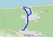 Stegna - mapa trasy gps - marsz