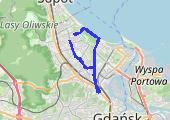 Trasa z dnia 2014-08-08 18:15 - mapa trasy gps - rower miejski