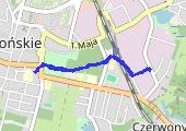 Trasa z dnia 2014-08-09 19:45 - mapa trasy gps - marsz