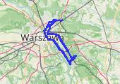 Trening - mapa trasy gps - rower górski