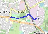 Trasa z dnia 2014-08-10 12:42 - mapa trasy gps - marsz