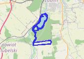 Trasa z dnia 2014-08-10 18:48 - mapa trasy gps - rower górski
