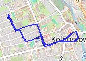 Trasa z dnia 2014-08-11 10:50 - mapa trasy gps - rower górski